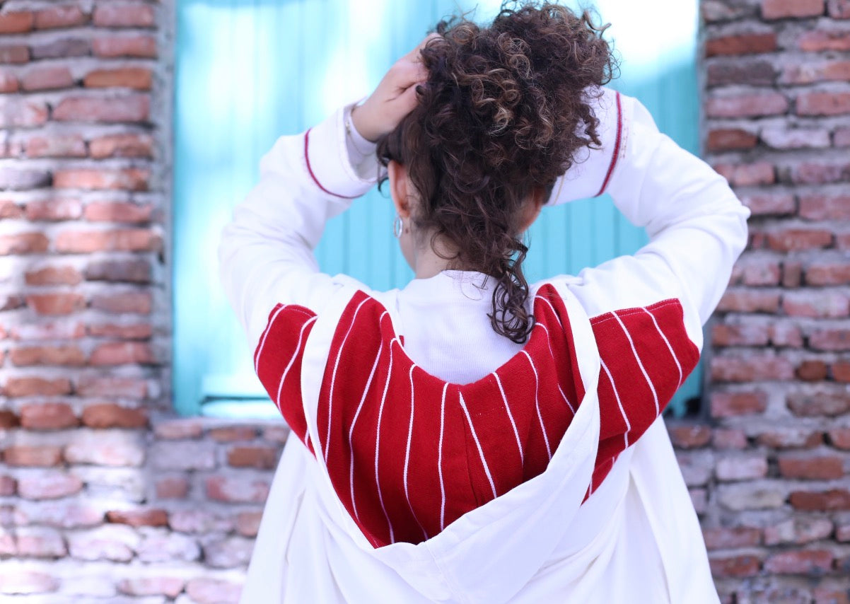 Veste blanche mendil