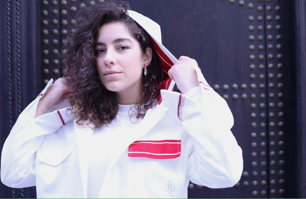 Veste blanche mendil