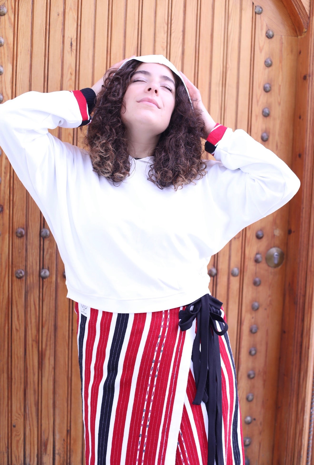 Jupe porte feuille mendil